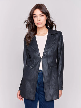 Penelope Faux Leather Jacket