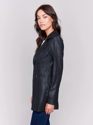 Penelope Faux Leather Jacket
