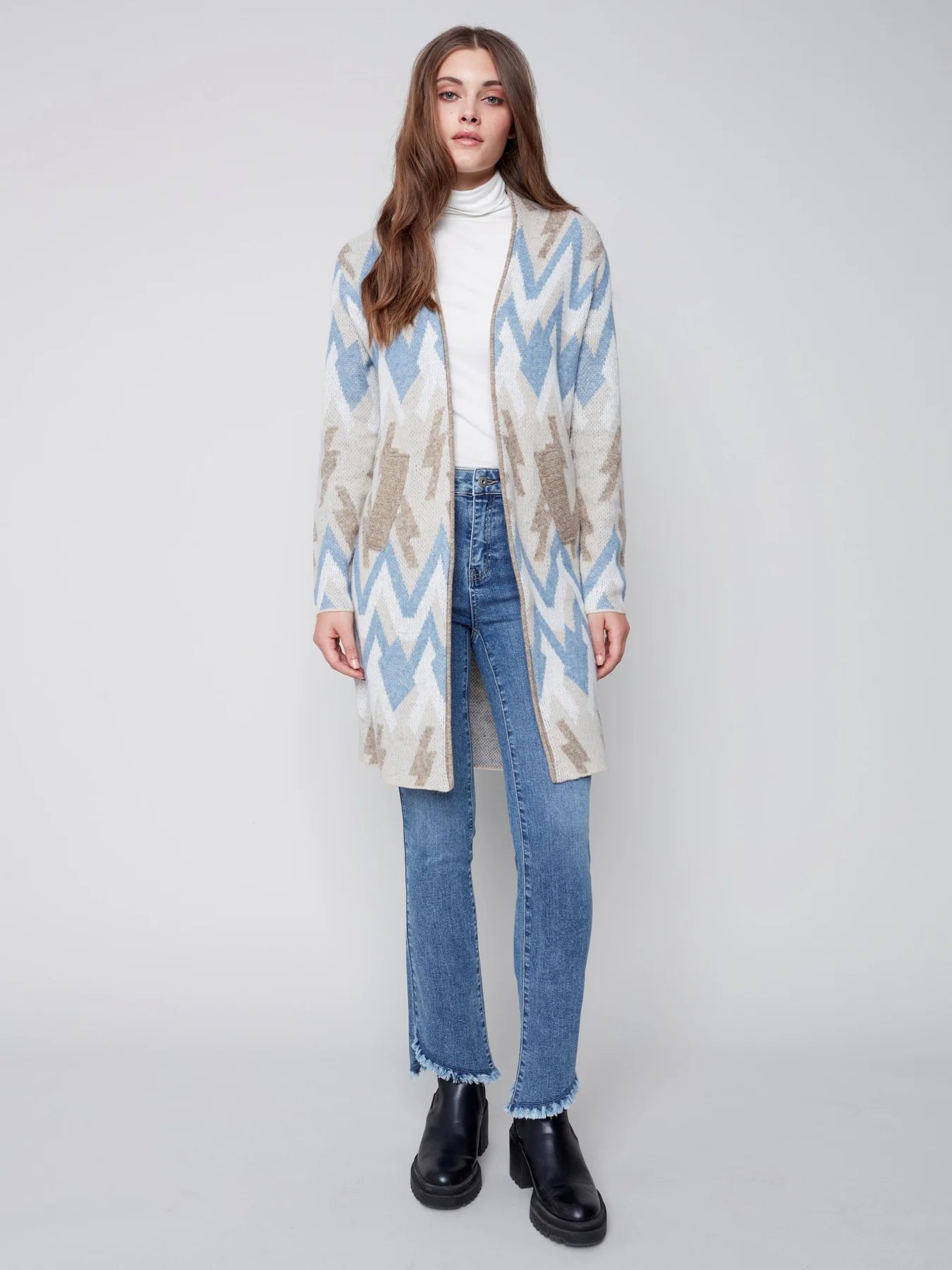 Jacquard Cardigan