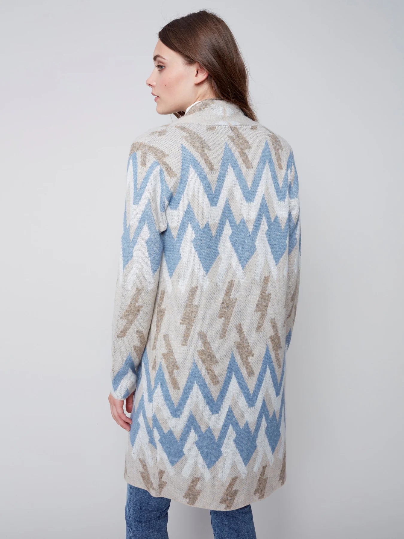 Jacquard Cardigan