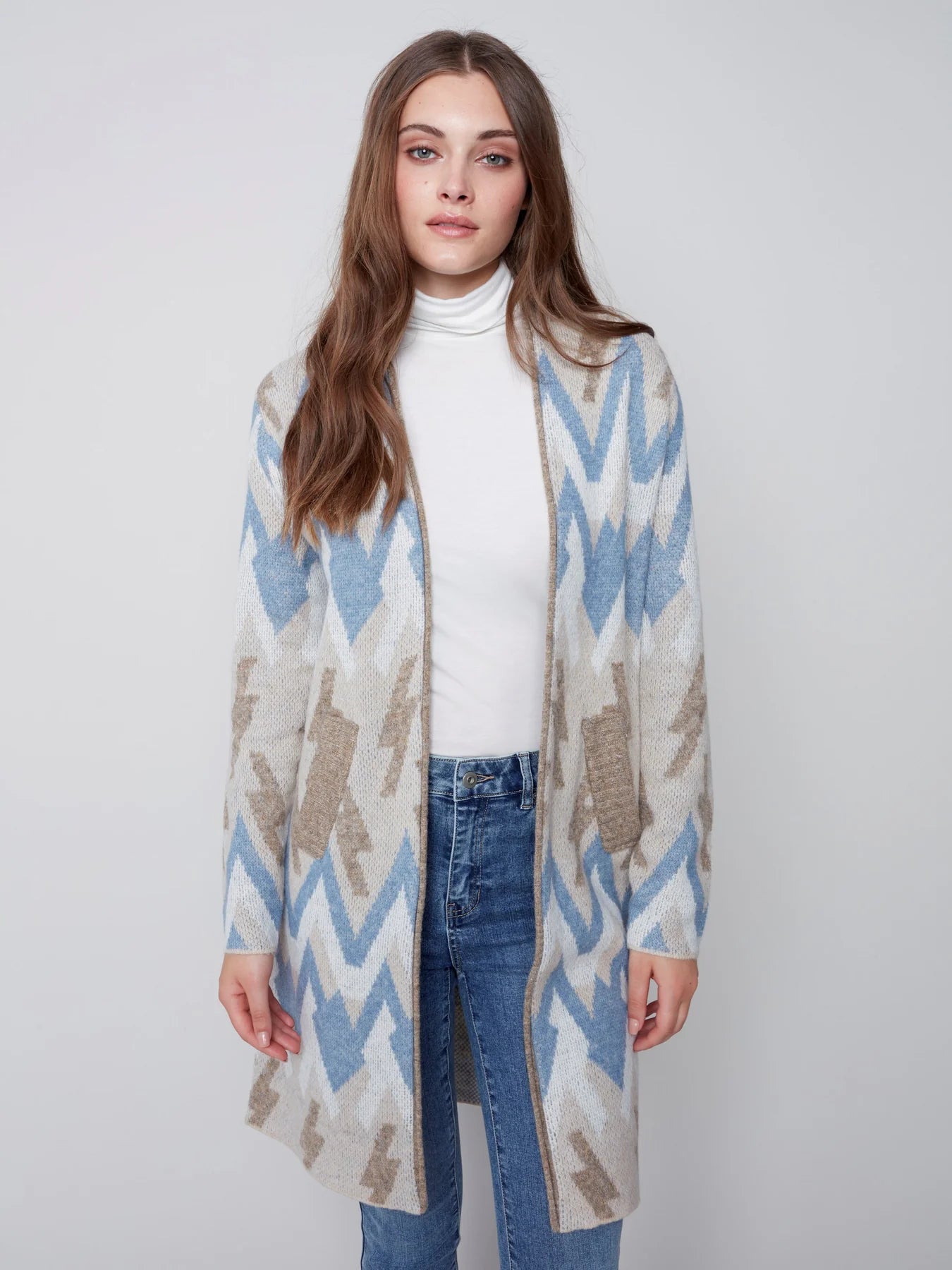 Jacquard Cardigan