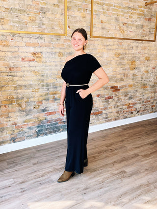 Veronica One Shoulder Jumpsuit