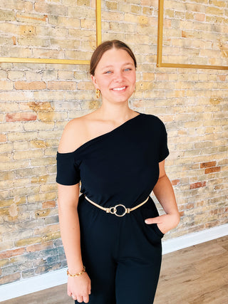 Veronica One Shoulder Jumpsuit