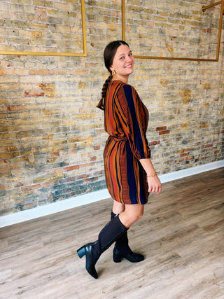 Sarah Button Mini Dress