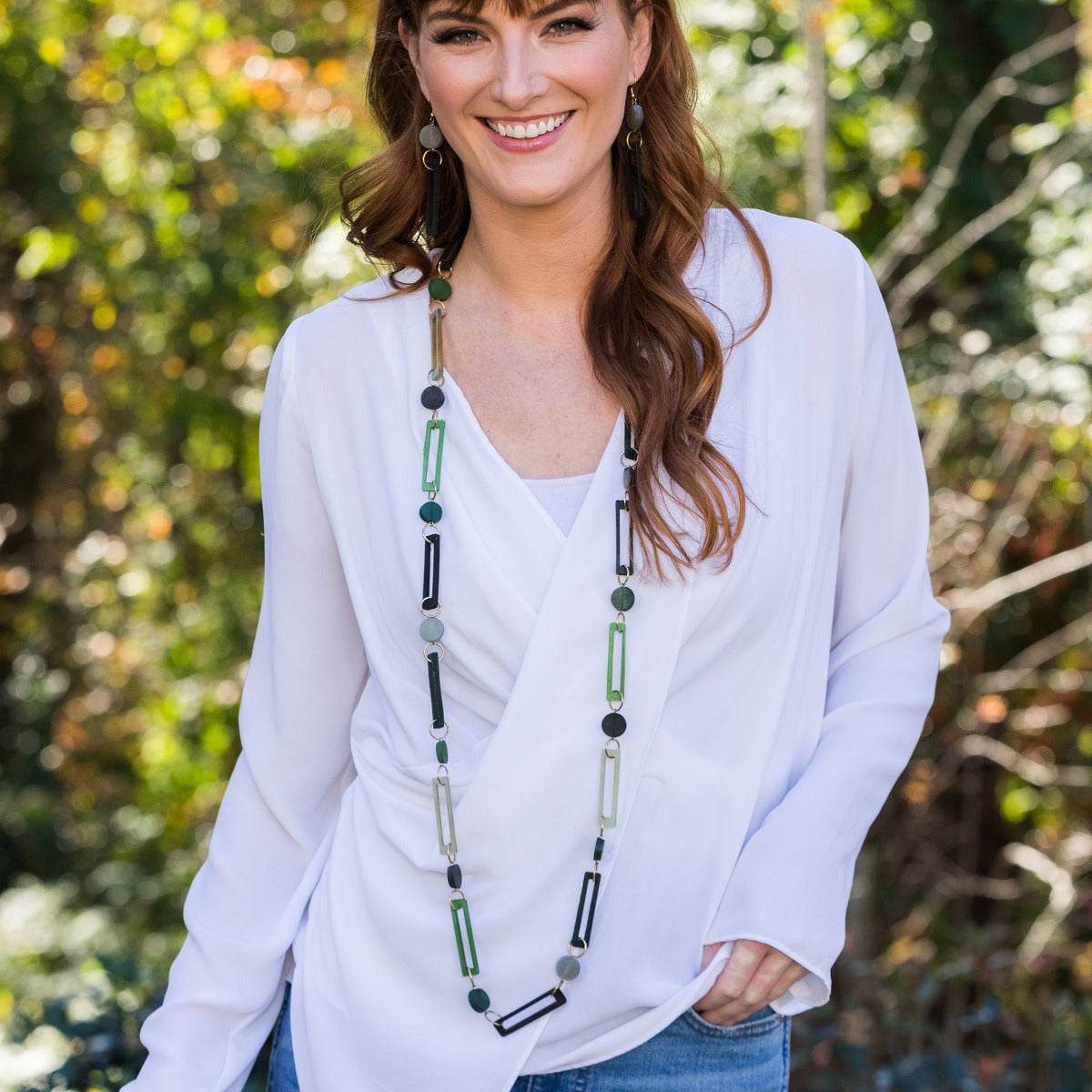Misty Greens Necklace