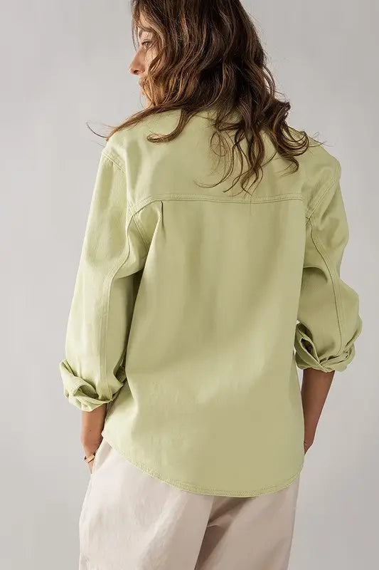 Cotton Shirt Jacket