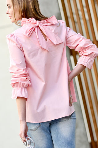 Ruffle Neck Blouse