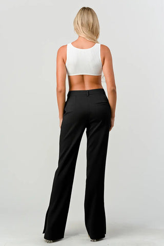 Split Hem Trousers