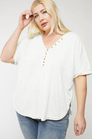 Textured SS Top