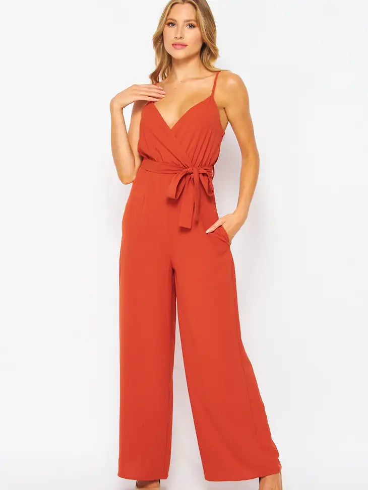 Side Pockets Jumpsuit