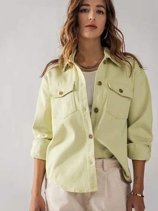 Cotton Shirt Jacket