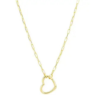 Brooke Open Heart Necklace