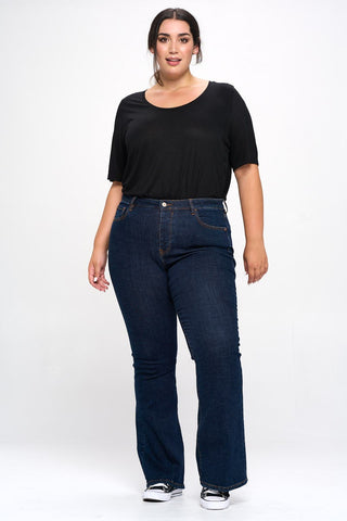 Curvy HR Bootcut Jeans