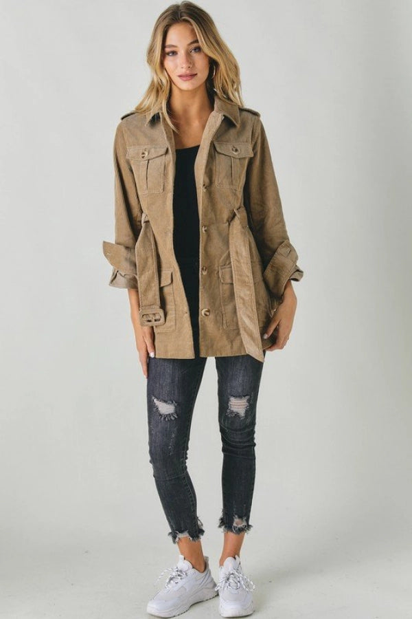 Corduroy Cargo Jacket
