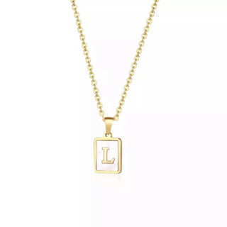 Pearl Initials Necklace