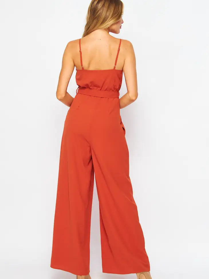 Side Pockets Jumpsuit