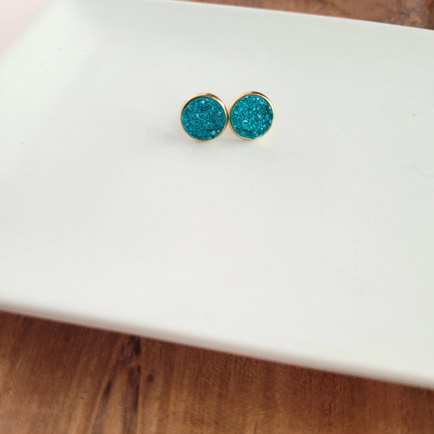 Geode Druzy Studs