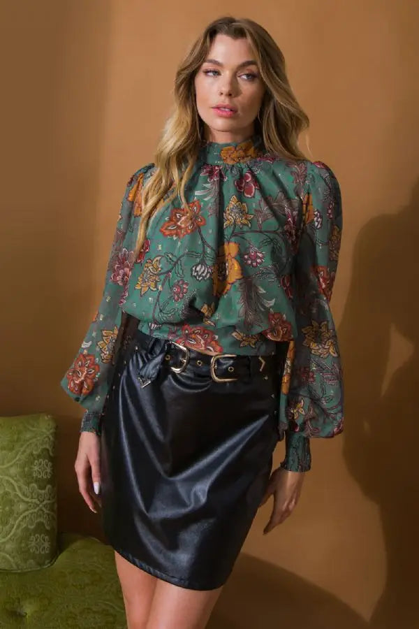 Open back woven top