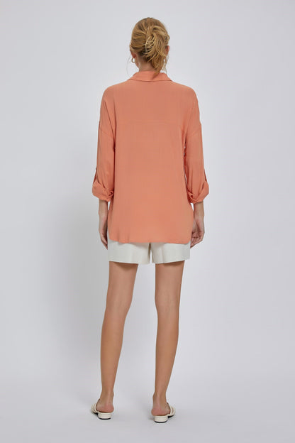Collin Oversized Button Down