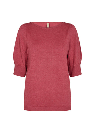 Melange Knit Top