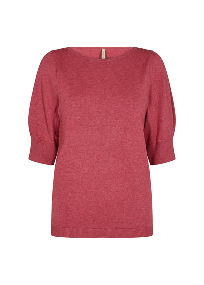 Melange Knit Top
