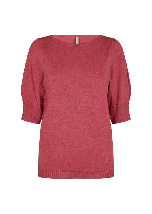 Melange Knit Top