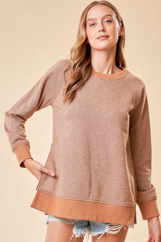 Piper Side Zipper Top