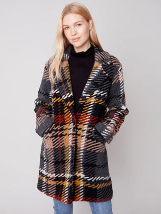 Cora Boucle Knit Coat