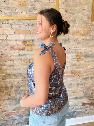 Abby Knot Shoulder Top II