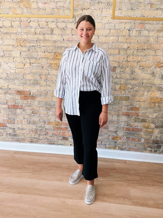 Ruth Crop Pull-on Flare Pants