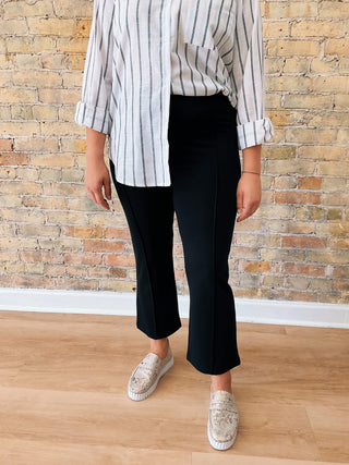 Ruth Crop Pull-on Flare Pants