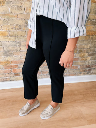 Ruth Crop Pull-on Flare Pants