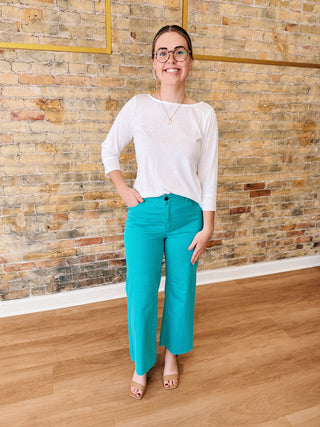 Talita Wide Leg Crop