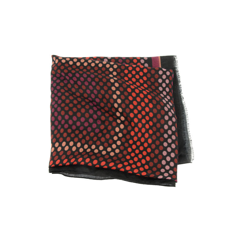 Multi Dot Block Scarf
