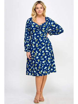 Leyla Midi Dress - Curvy