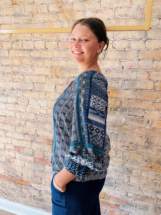 Lila Boho Blouse