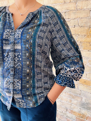 Lila Boho Blouse