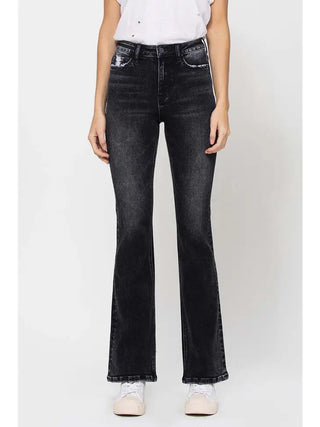 Flare Black Denim