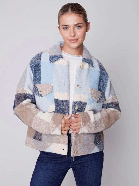 Zoe Boiled Wool Jacket