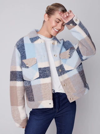 Zoe Boiled Wool Jacket