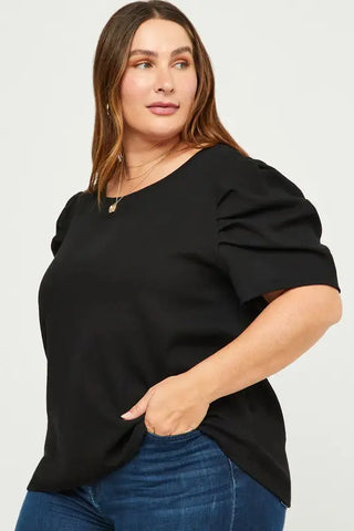 Shoulder Puff Top