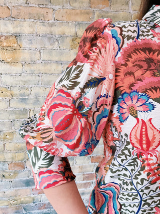 Avery Button Blouse