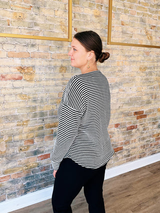 Hallie LS Off Shoulder Top