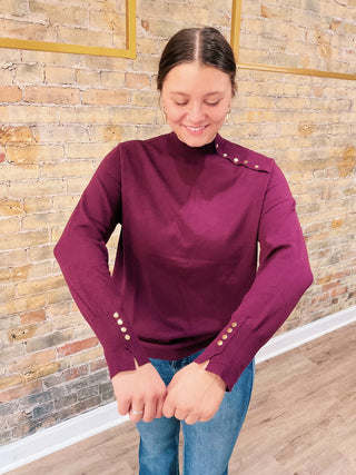 Catalina Mock Neck Sweater