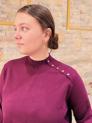 Catalina Mock Neck Sweater