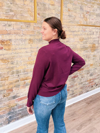 Catalina Mock Neck Sweater