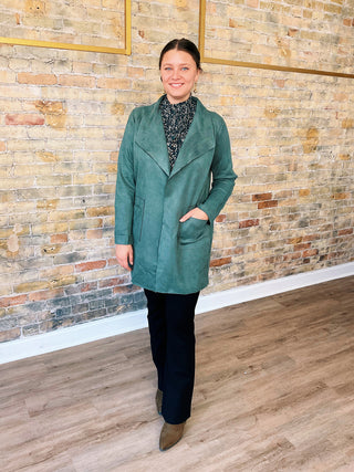 Alma Faux Suede Jacket