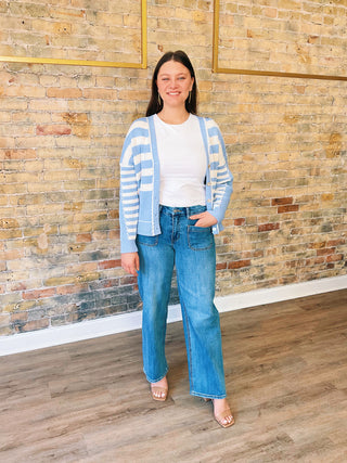 Isabella Stripe Cardigan