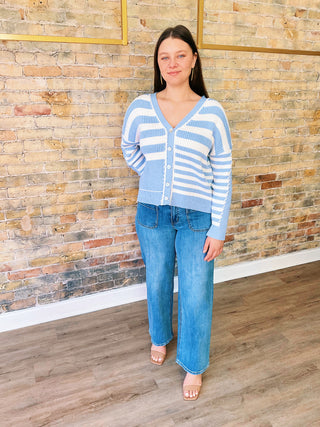 Isabella Stripe Cardigan