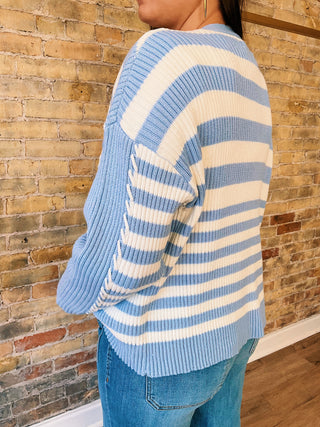 Isabella Stripe Cardigan